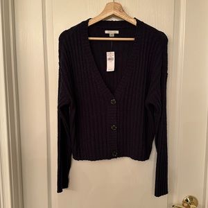 American Eagle navy blue cardigan